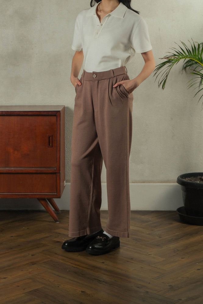 Noir Sur Blanc Camden Trouser Mocha