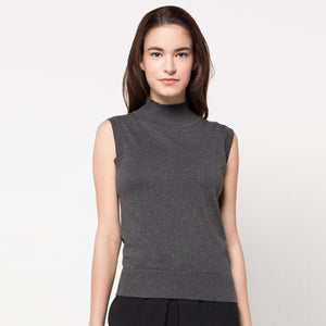 Noir Sur Blanc Popy M Neck Dark Grey