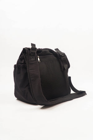 Noir Sur Blan Pet Nylon Carrier Black