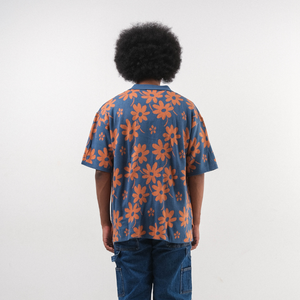 Men Flora Lounge Shirt Denim