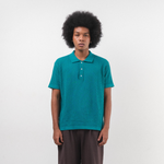 Noir Sur Blanc Men Derby Polo Myrtle Green