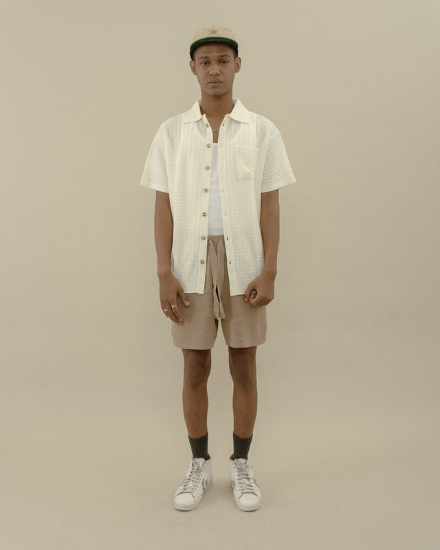 Rico Shirt Knit in Offwhite